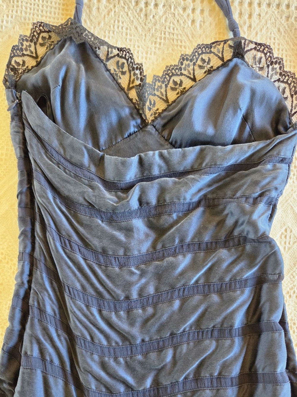 BCBG Silk Halter Dress - Picture 9 of 11